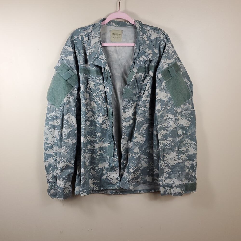 Army Ripstop Combat Uniform Coat in Digital Camo Size L